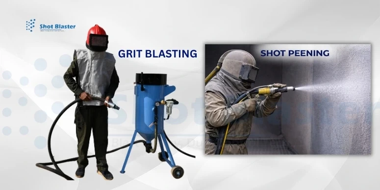 Grit Blasting VS Shot Peening